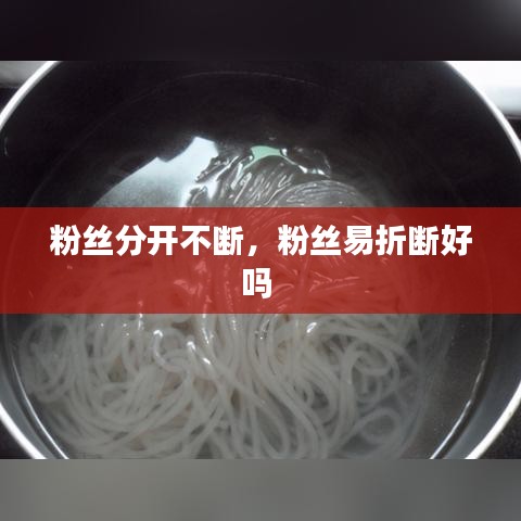粉丝分开不断，粉丝易折断好吗 