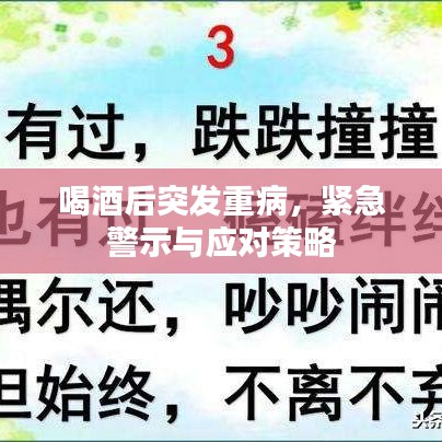 喝酒后突发重病，紧急警示与应对策略